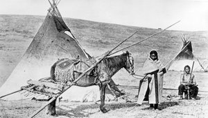 ポーニーインディアンズ、ネブラスカ、c.1880-1900